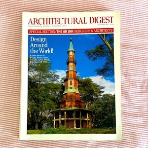 Vintage September 1995 edition architectural digest magazine